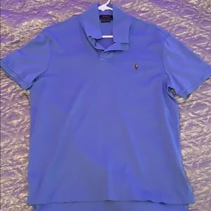 Short Sleeve Crew Neck Half Button Polo Shirt